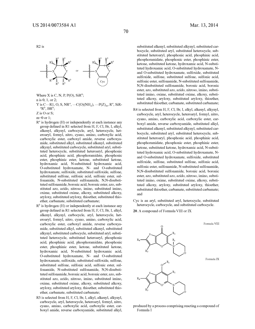 Thienopyranones as Kinase Inhibitors - diagram, schematic, and image 71