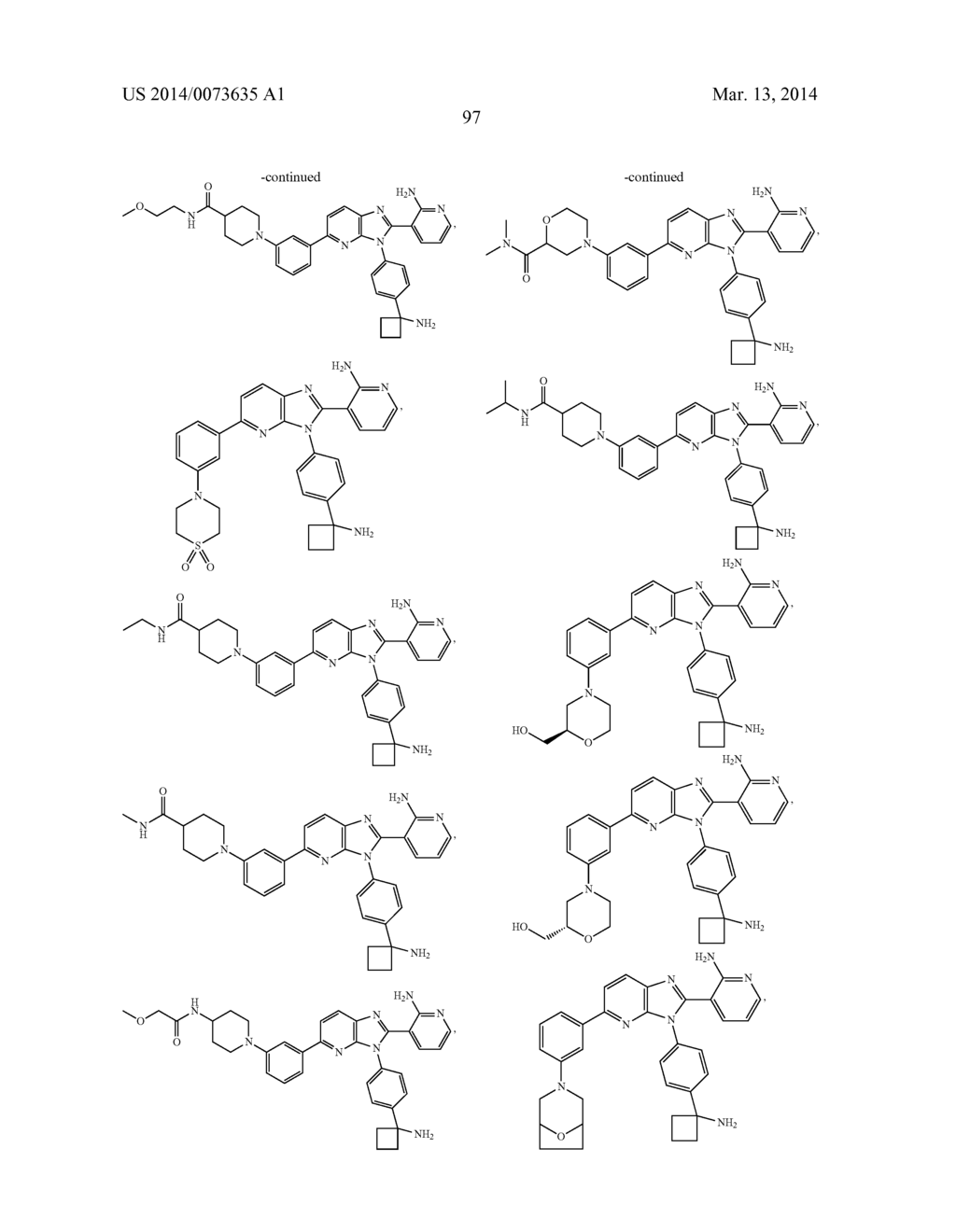 Substituted Imidazopyridinyl-Aminopyridine Compounds - diagram, schematic, and image 98