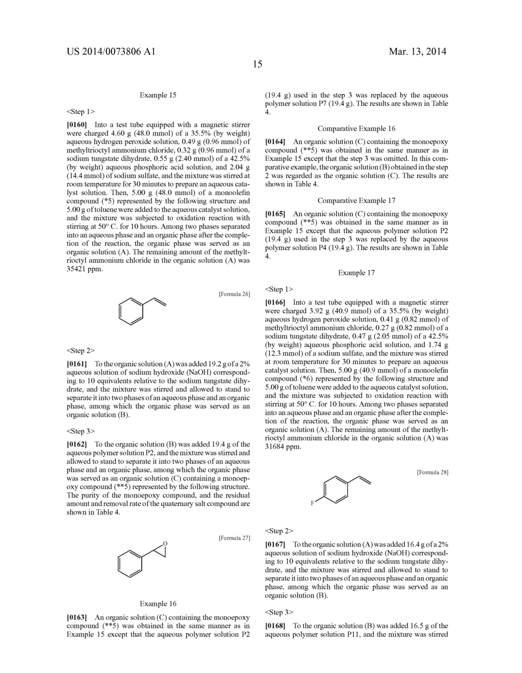 METHOD FOR PRODUCING EPOXY COMPOUND - diagram, schematic, and image 16