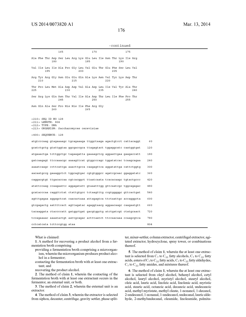 PROCESSES AND SYSTEMS FOR THE FERMENTATIVE PRODUCTION OF ALCOHOLS - diagram, schematic, and image 210