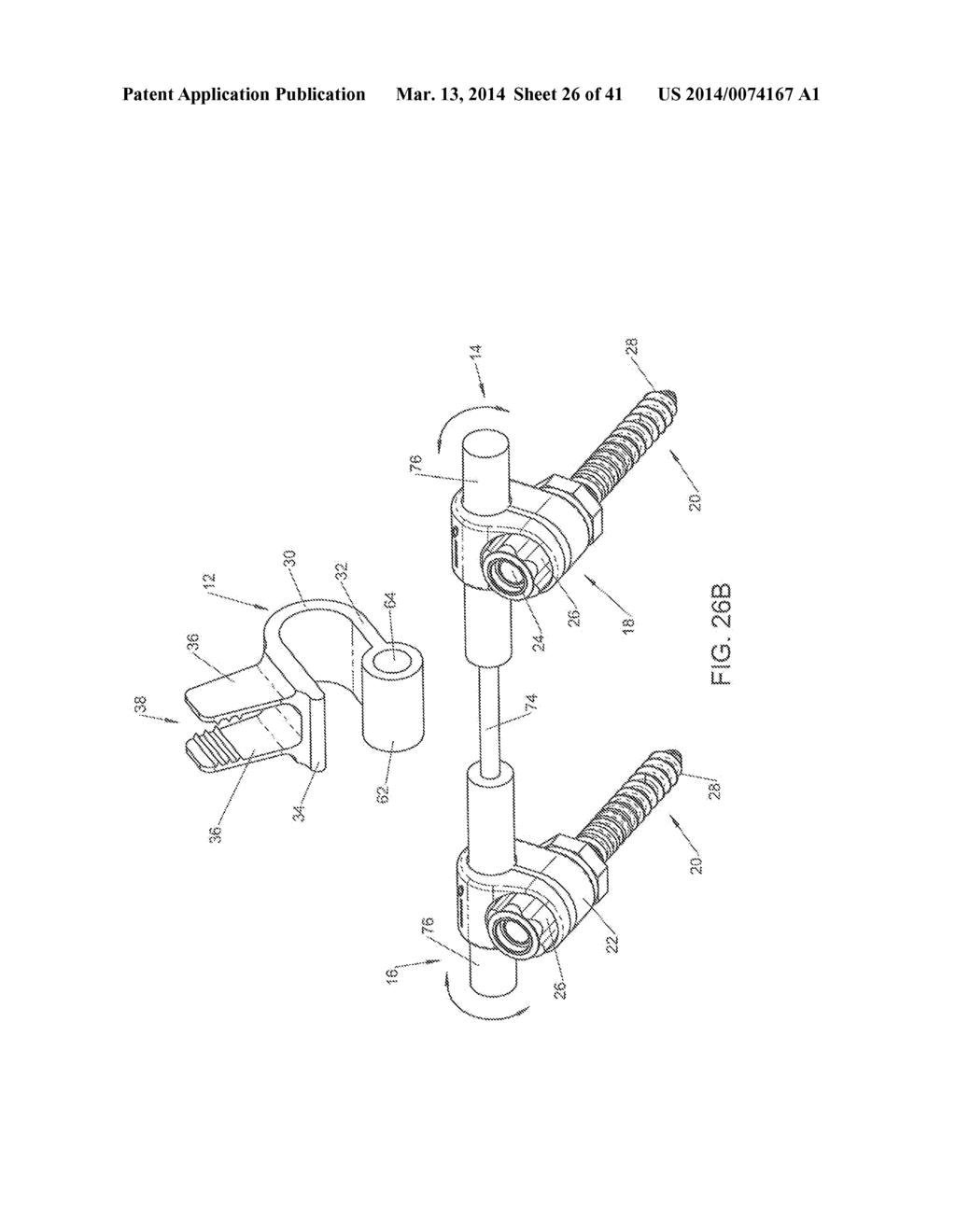 INTERSPINOUS VERTEBRAL AND LUMBOSACRAL STABILIZATION DEVICES AND METHODS     OF USE - diagram, schematic, and image 27