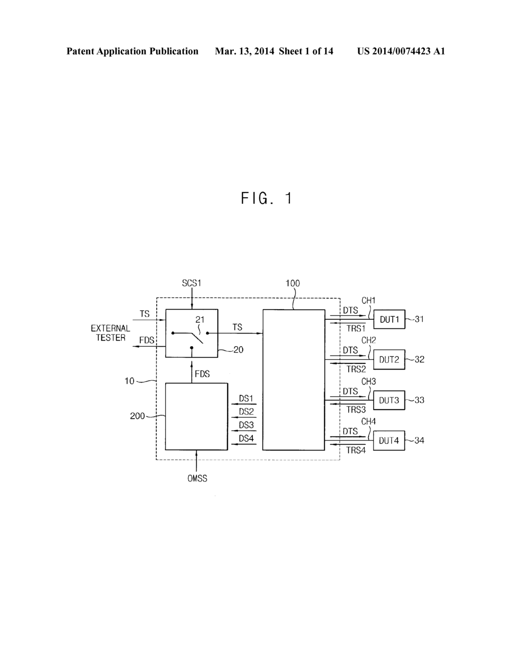 BUILT-OFF TEST DEVICE AND TEST SYSTEM INCLUDING THE SAME - diagram, schematic, and image 02