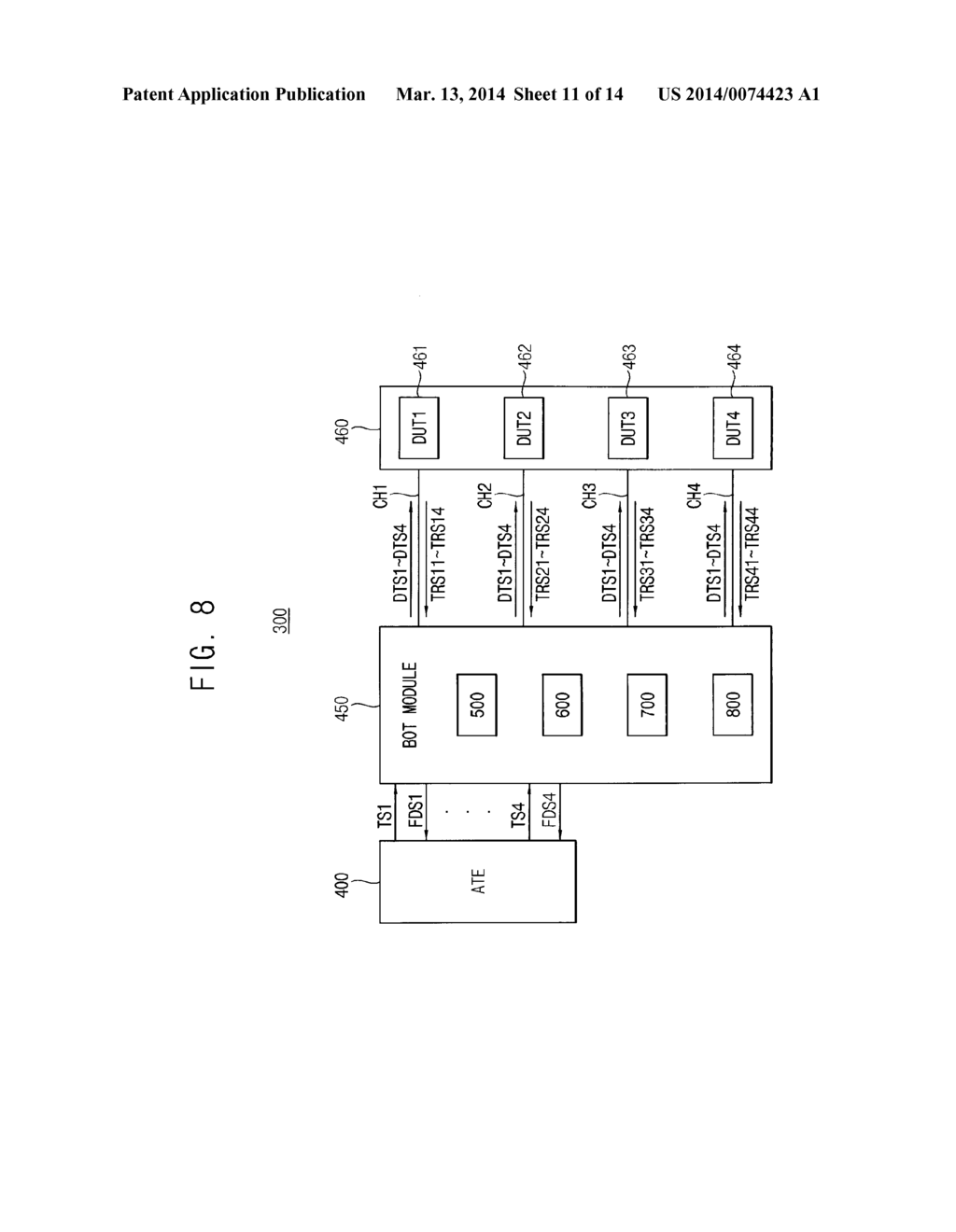 BUILT-OFF TEST DEVICE AND TEST SYSTEM INCLUDING THE SAME - diagram, schematic, and image 12