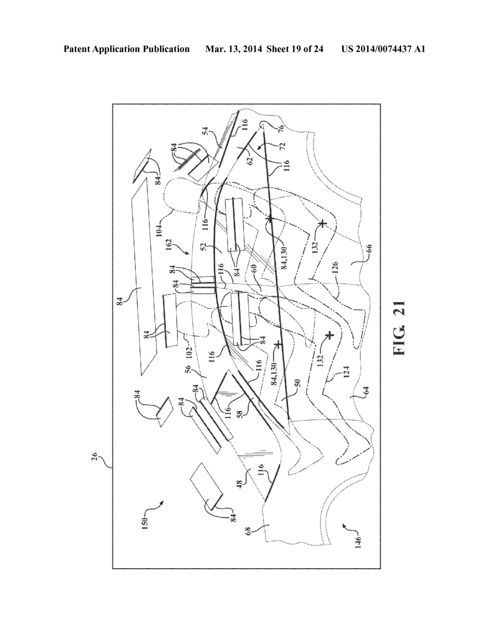 METHODS OF GENERATING AN INTERIOR SURFACE OF A VEHICLE COMPARTMENT - diagram, schematic, and image 20