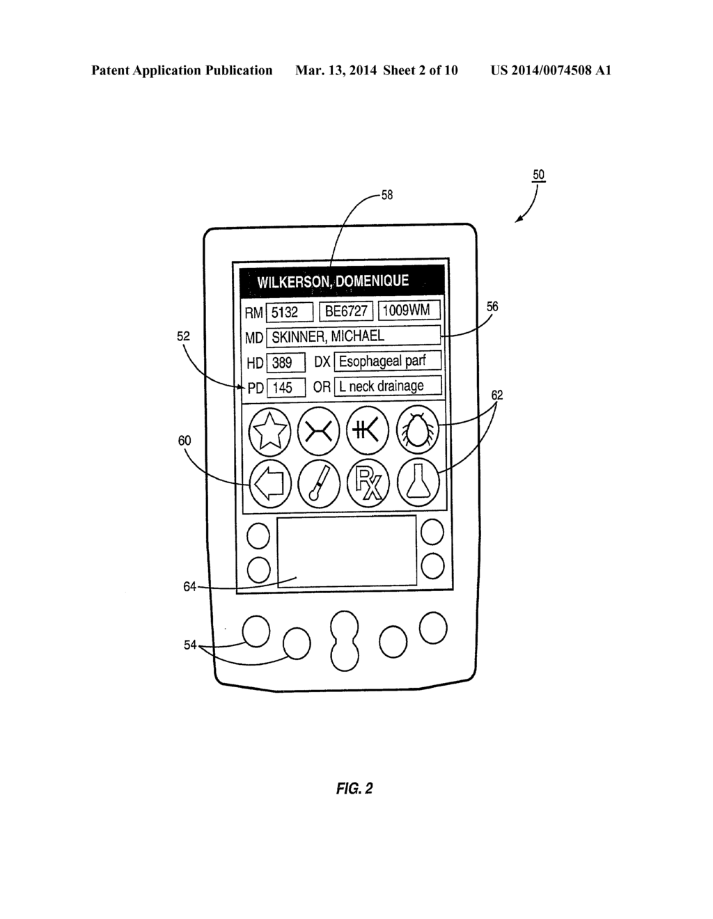 Method and System for Extracting Medical Information for Presentation to     Medical Providers on Mobile Terminals - diagram, schematic, and image 03