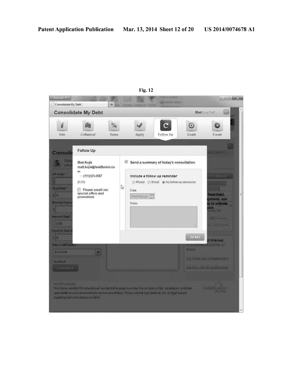 BIMODAL COMPUTER-BASED SYSTEM FOR SELLING FINANCIAL PRODUCTS - diagram, schematic, and image 13