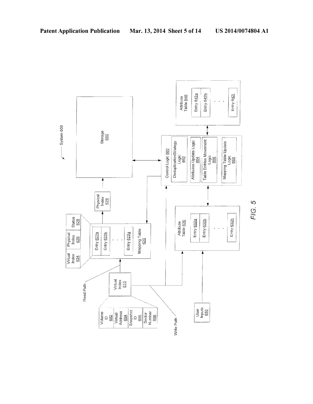 METHOD FOR MAINTAINING MULTIPLE FINGERPRINT TABLES IN A DEDUPLICATING     STORAGE SYSTEM - diagram, schematic, and image 06