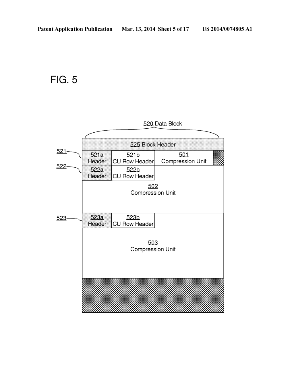 STORING COMPRESSION UNITS IN RELATIONAL TABLES - diagram, schematic, and image 06