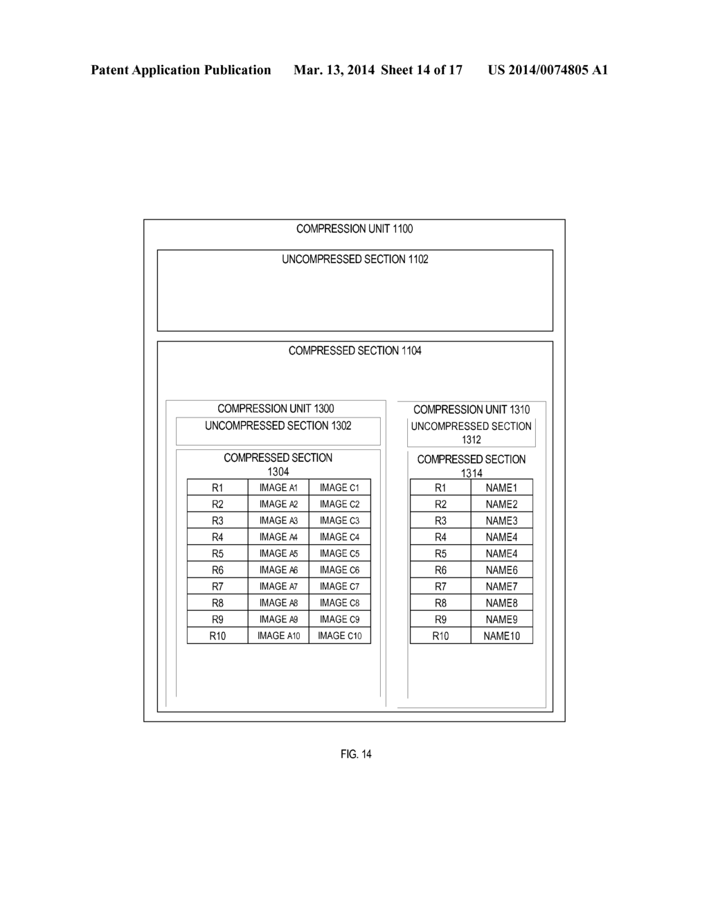 STORING COMPRESSION UNITS IN RELATIONAL TABLES - diagram, schematic, and image 15