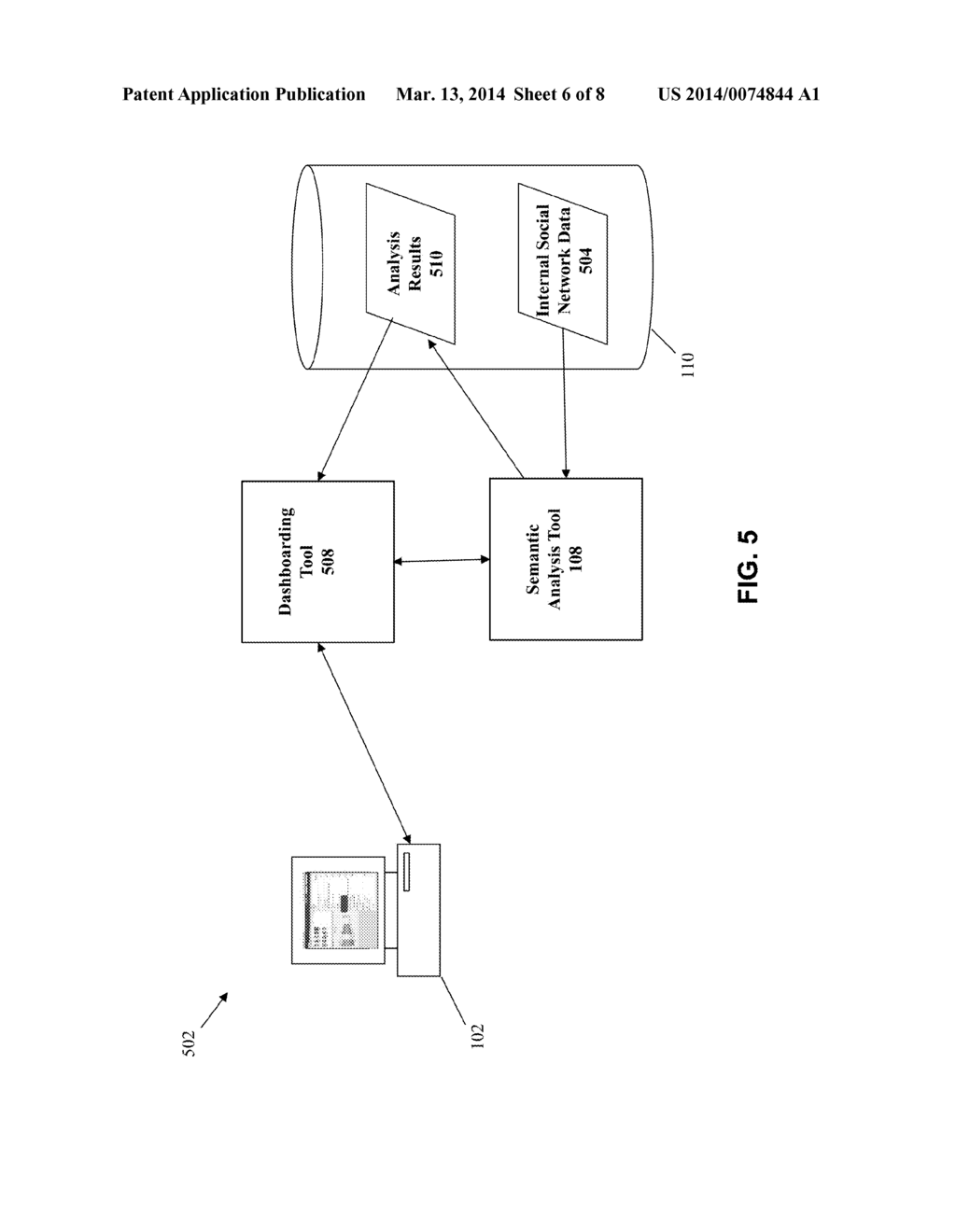 METHOD AND SYSTEM FOR IMPLEMENTING SEMANTIC ANALYSIS OF INTERNAL SOCIAL     NETWORK CONTENT - diagram, schematic, and image 07