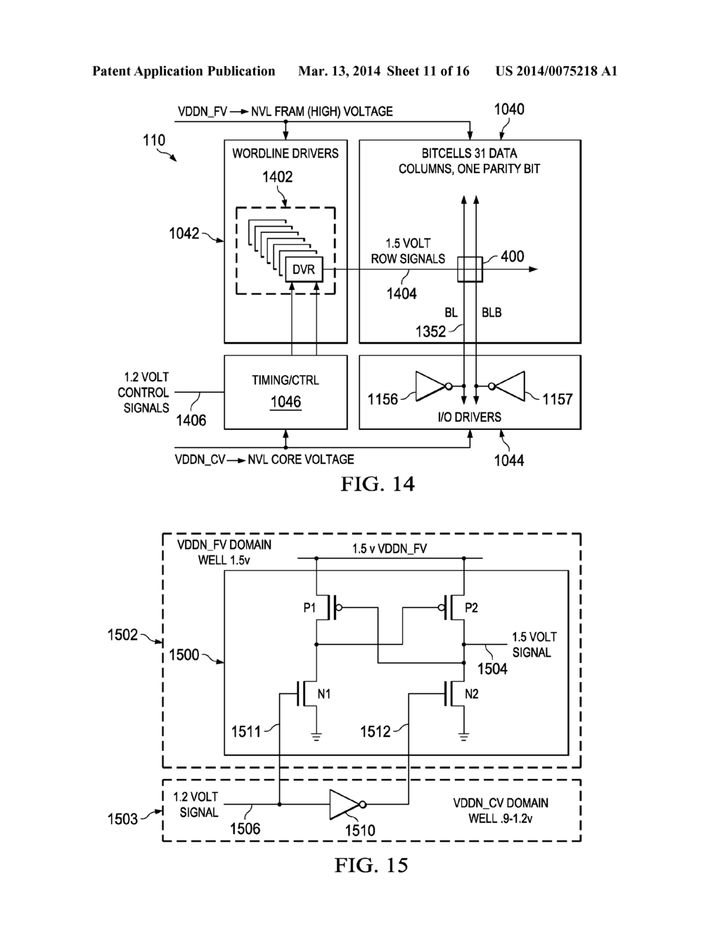Nonvolatile Logic Array And Power Domain Segmentation In Processing Device - diagram, schematic, and image 12