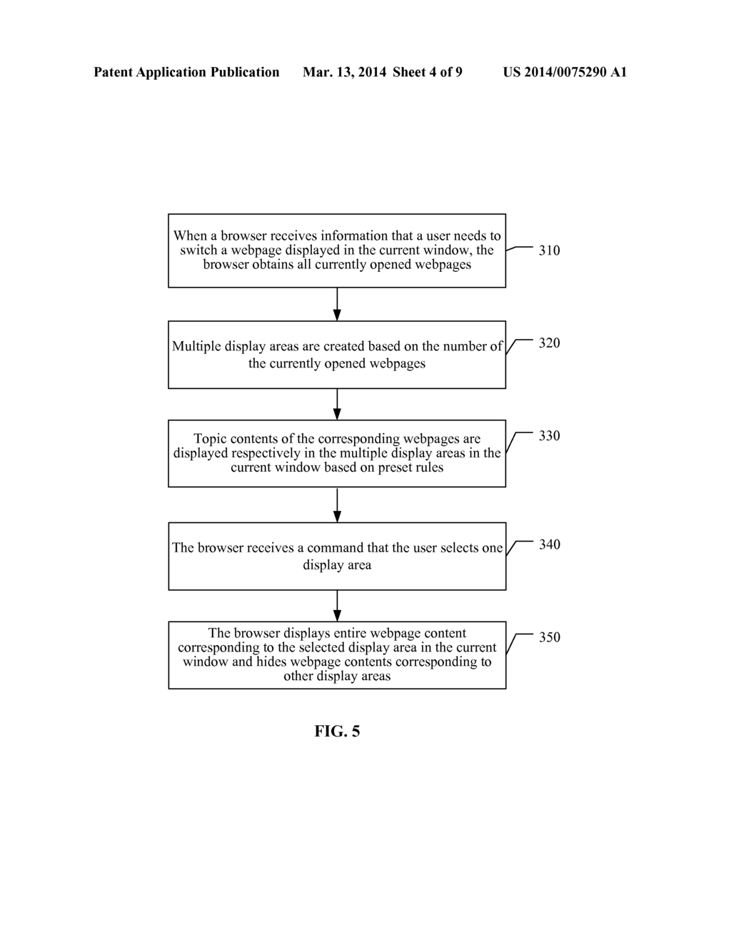 WINDOW SWITCHING METHOD AND APPARATUS - diagram, schematic, and image 05