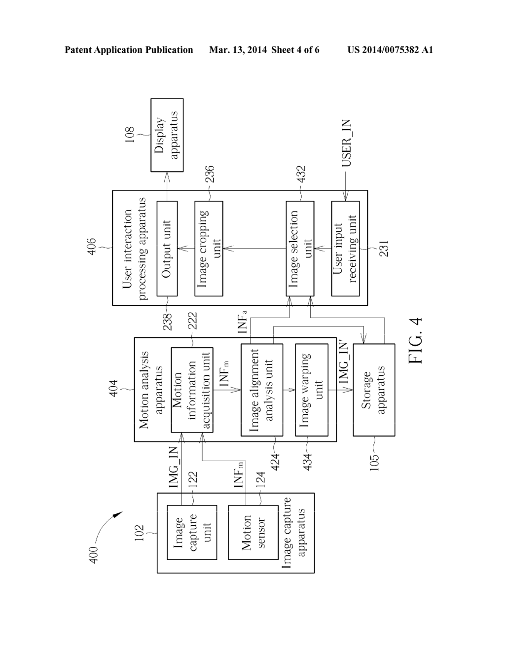 IMAGE VIEWING METHOD FOR DISPLAYING PORTION OF SELECTED IMAGE BASED ON     USER INTERACTION INPUT AND RELATED IMAGE VIEWING SYSTEM AND MACHINE     READABLE MEDIUM - diagram, schematic, and image 05