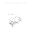 FOLDING TYPE BED FOR MEDICAL USE diagram and image