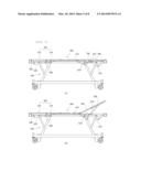 FOLDING TYPE BED FOR MEDICAL USE diagram and image