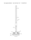 DISPOSABLE LIQUID ABSORBING CLEANING PAD FOR A HAND HELD CLEANING     IMPLEMENT HAVING AN ELONGATED HANDLE diagram and image