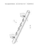 DISPOSABLE LIQUID ABSORBING CLEANING PAD FOR A HAND HELD CLEANING     IMPLEMENT HAVING AN ELONGATED HANDLE diagram and image