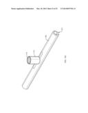 DISPOSABLE LIQUID ABSORBING CLEANING PAD FOR A HAND HELD CLEANING     IMPLEMENT HAVING AN ELONGATED HANDLE diagram and image