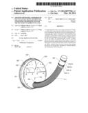 LID WITH CURVED EDGE AND DOMED AIR OUTLETS AND FASTENING METHOD FOR THE     CONNECTING PIPE FOR COLLECTING LEAVES WITH A BLOWER/VACUUM AND THE     DISCHARGE OF DEBRIS INTO A BAG diagram and image