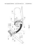 LID WITH CURVED EDGE AND DOMED AIR OUTLETS AND FASTENING METHOD FOR THE     CONNECTING PIPE FOR COLLECTING LEAVES WITH A BLOWER/VACUUM AND THE     DISCHARGE OF DEBRIS INTO A BAG diagram and image