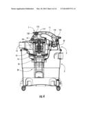 Vacuum Cleaner Having Detachable Blower and Related Locking Assembly diagram and image