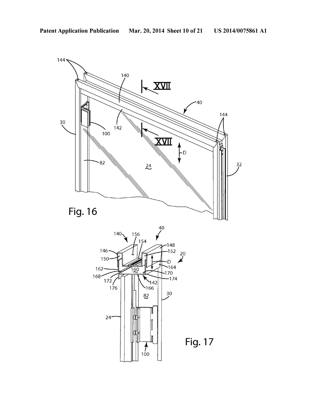 VERTICALLY ADJUSTABLE PARTITION WALL DOOR - diagram, schematic, and image 11