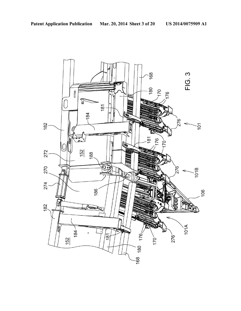 SELF-CENTERING COVER FOR HINGED ROW CROP HARVESTING HEAD - diagram, schematic, and image 04