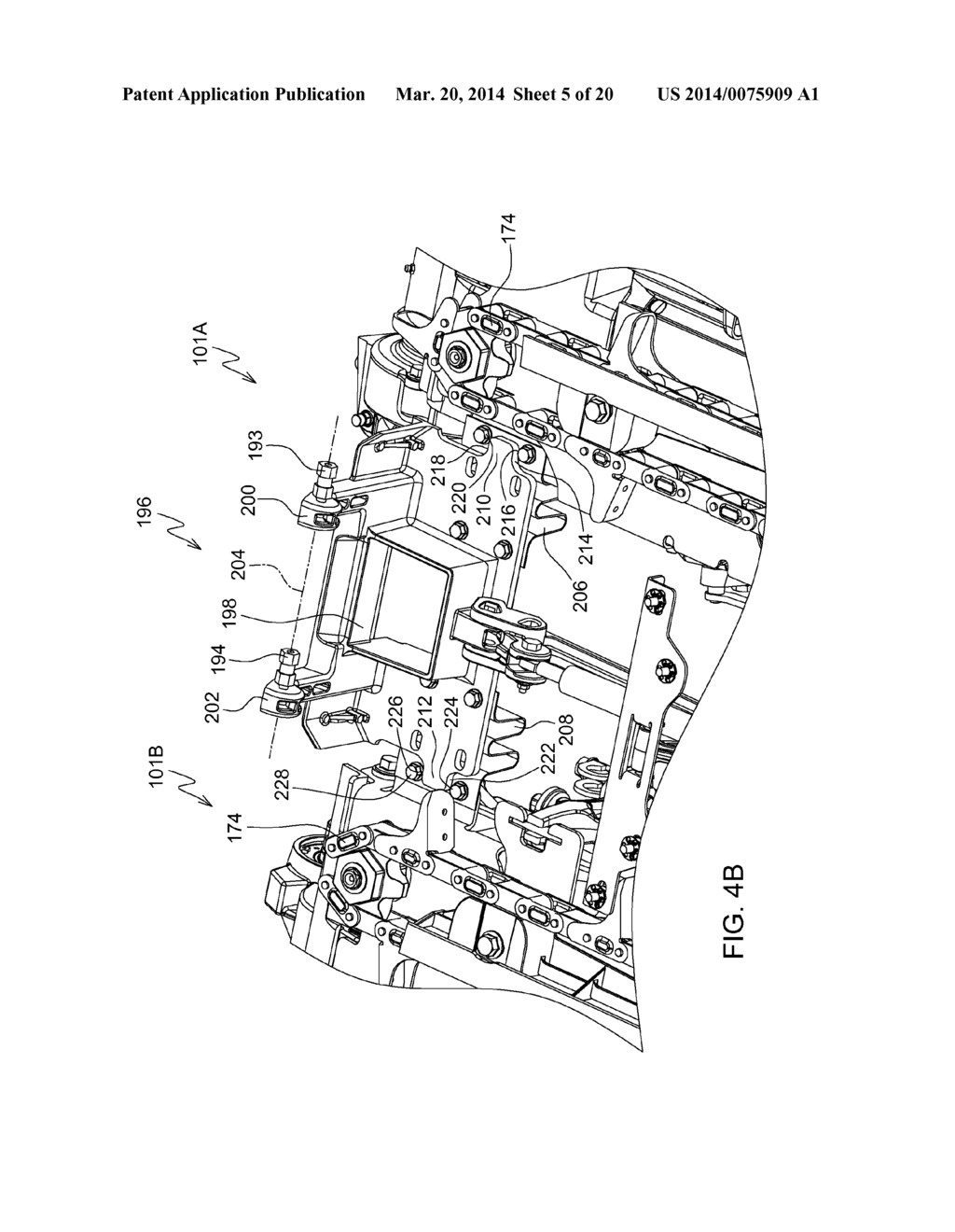 SELF-CENTERING COVER FOR HINGED ROW CROP HARVESTING HEAD - diagram, schematic, and image 06