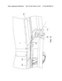 SELF-CENTERING COVER FOR HINGED ROW CROP HARVESTING HEAD diagram and image