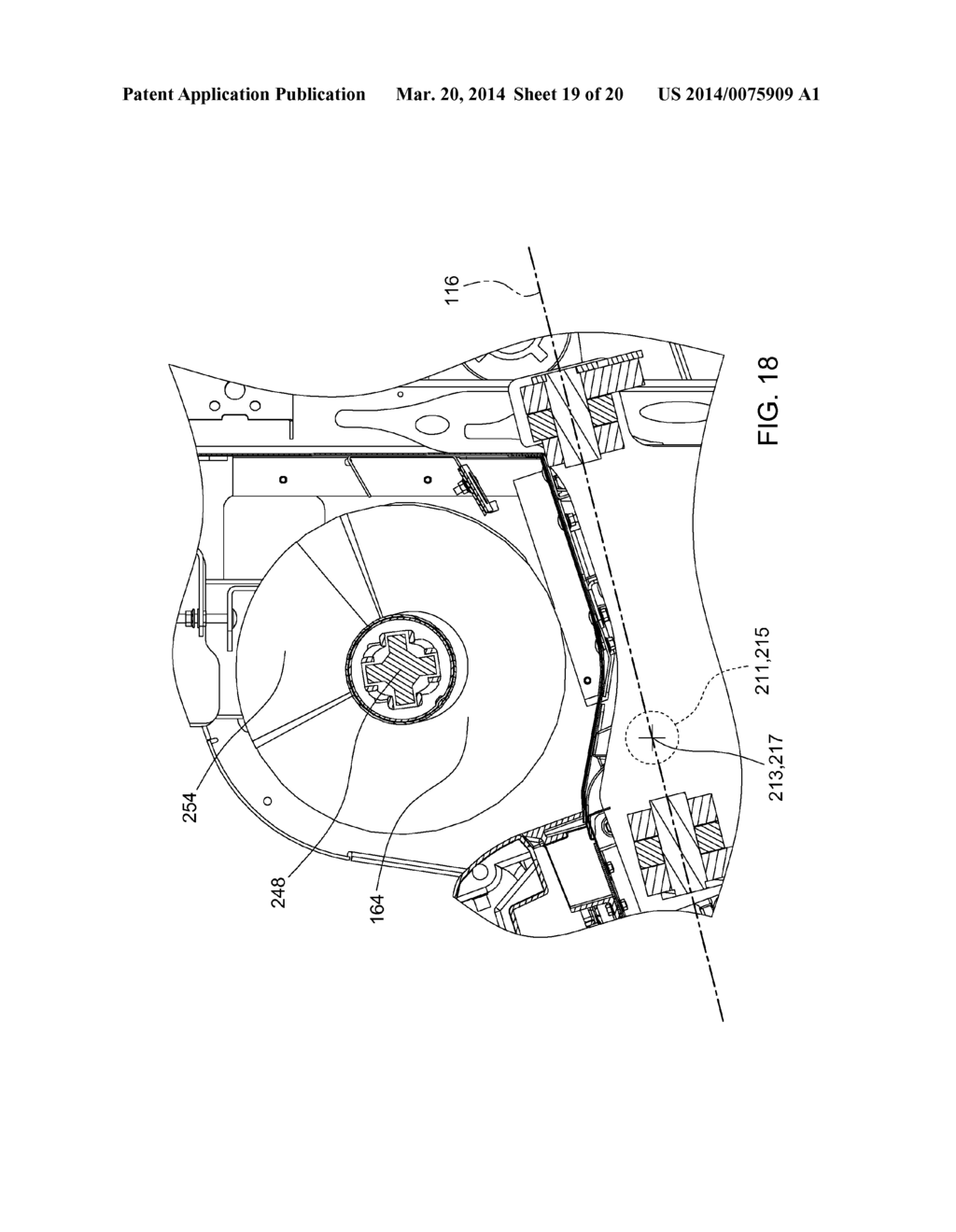 SELF-CENTERING COVER FOR HINGED ROW CROP HARVESTING HEAD - diagram, schematic, and image 20