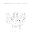 Internal combustion engine with direct air injection and pivoting valve diagram and image