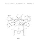 Internal combustion engine with direct air injection and pivoting valve diagram and image