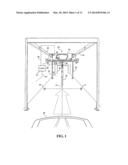 METHOD AND APPARATUS FOR ASSISTING THE DRIVER OF A VEHICLE TO CENTER THE     VEHICLE IN A WASH BAY diagram and image