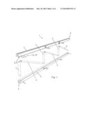 COLLAPSIBLE LATTICE BEAM, TRUSS AND CONSTRUCTION INCLUDING SUCH A BEAM diagram and image