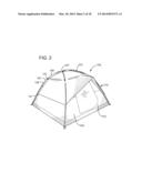 FOLDABLE TENT diagram and image