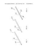 METHOD AND APPARATUS FOR LINKED HORIZONTAL DRAPERY PANELS HAVING VARYING     CHARACTERISTICS TO BE MOVED INDEPENDENTLY BY A COMMON DRIVE SYSTEM diagram and image