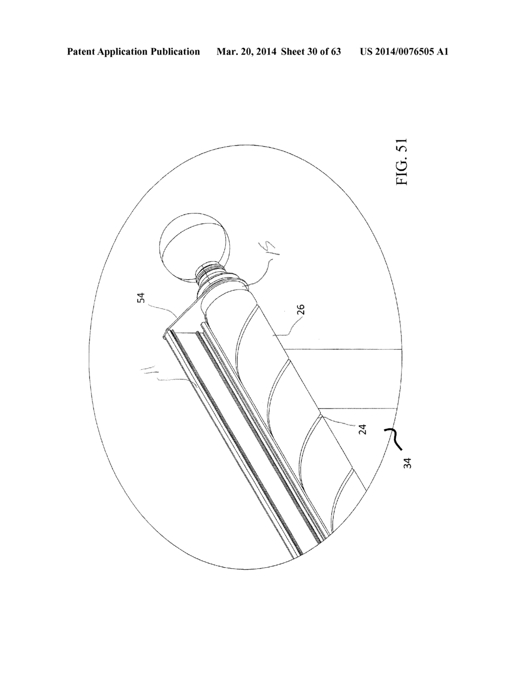 METHOD AND APPARATUS FOR LINKED HORIZONTAL DRAPERY PANELS HAVING VARYING     CHARACTERISTICS TO BE MOVED INDEPENDENTLY BY A COMMON DRIVE SYSTEM - diagram, schematic, and image 31