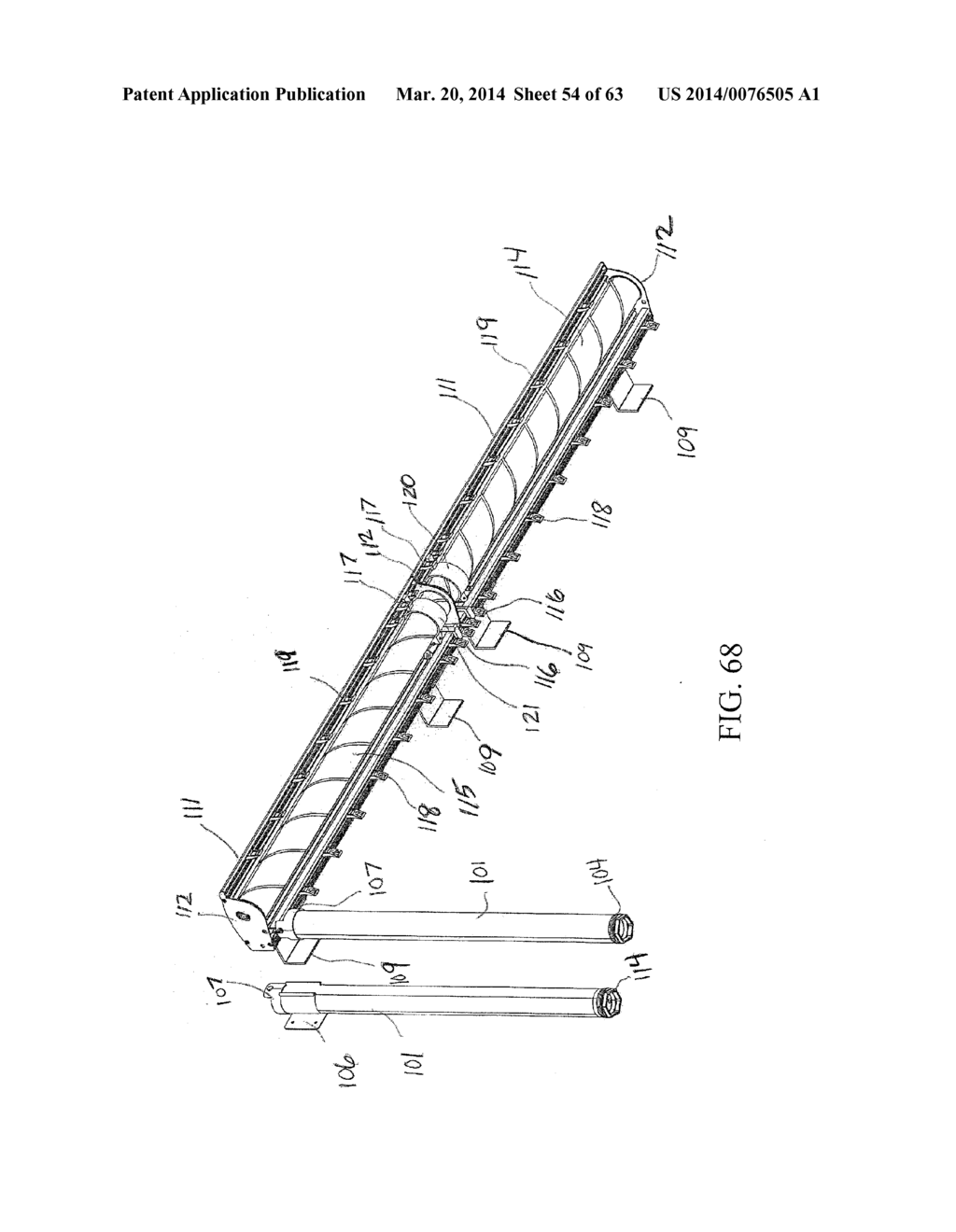 METHOD AND APPARATUS FOR LINKED HORIZONTAL DRAPERY PANELS HAVING VARYING     CHARACTERISTICS TO BE MOVED INDEPENDENTLY BY A COMMON DRIVE SYSTEM - diagram, schematic, and image 55