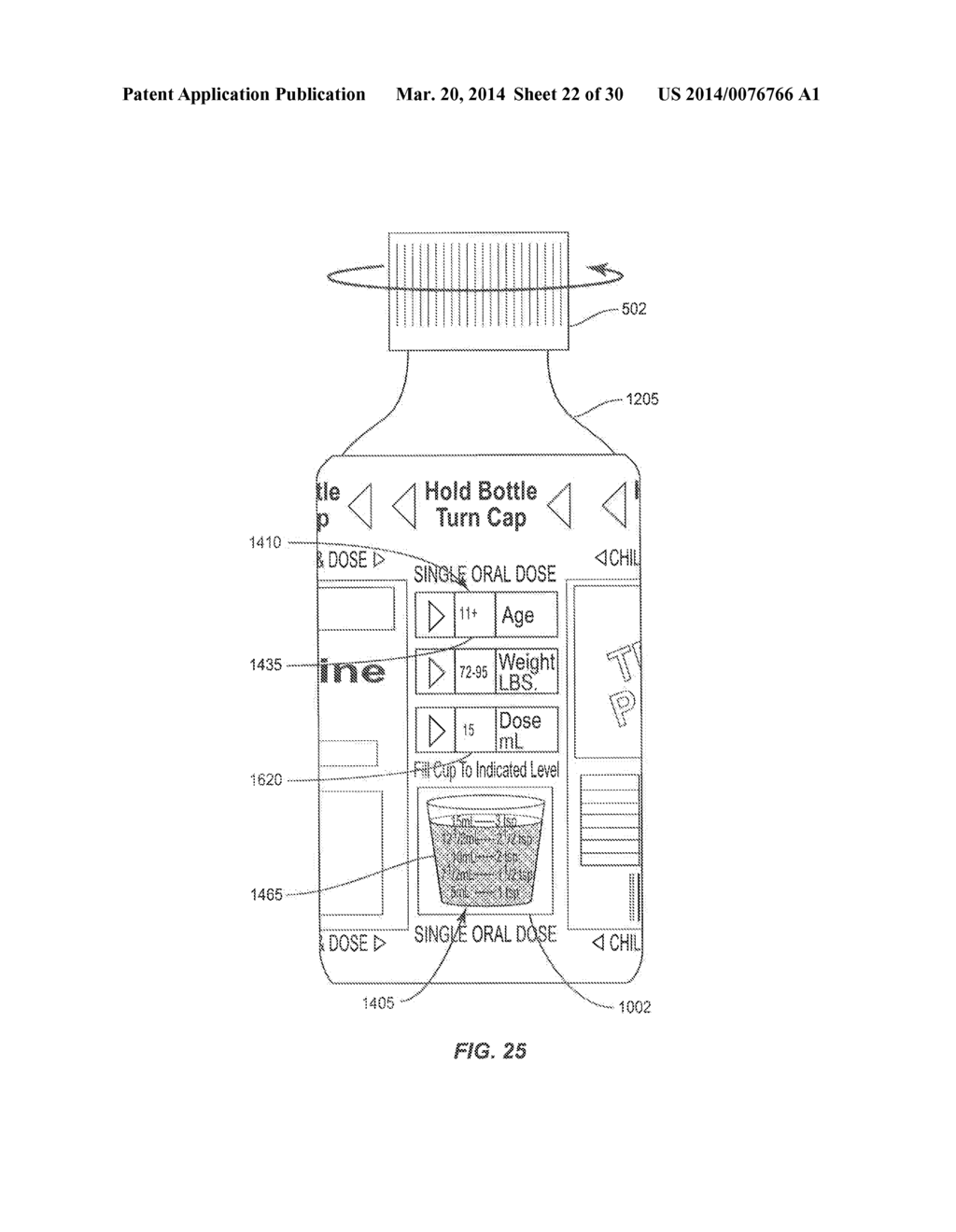 ROTATING SHRINK LABEL WITH INCLUDED DOSING DEVICE - diagram, schematic, and image 23