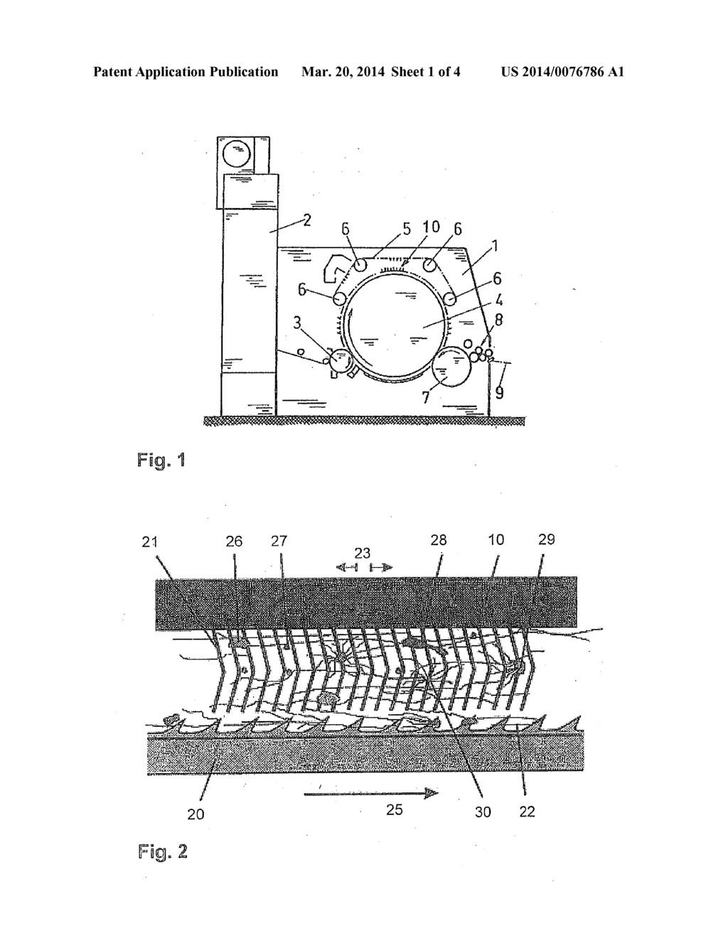 Device for Removing Dirt and Short Fibers from a Fibrous Material - diagram, schematic, and image 02