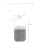 SYNTHETIC RESIN BOTTLE HAVING A GRADATION PATTERN, AND PROCESS FOR     INJECTION MOLDING THE PREFORM FOR USE IN SUCH A BOTTLE diagram and image