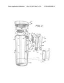 TRAVEL CONTAINER HAVING DRINKING ORIFICE AND VENT APERTURE diagram and image