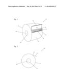 Toilet Paper Styled Wet Wipe Cartridge and Dispenser diagram and image