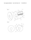 Toilet Paper Styled Wet Wipe Cartridge and Dispenser diagram and image