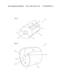 Toilet Paper Styled Wet Wipe Cartridge and Dispenser diagram and image