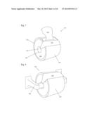 Toilet Paper Styled Wet Wipe Cartridge and Dispenser diagram and image