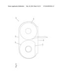 Toilet Paper Styled Wet Wipe Cartridge and Dispenser diagram and image