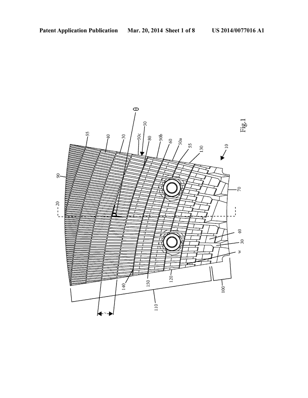 REFINER PLATE WITH GRADUALLY CHANGING GEOMETRY - diagram, schematic, and image 02