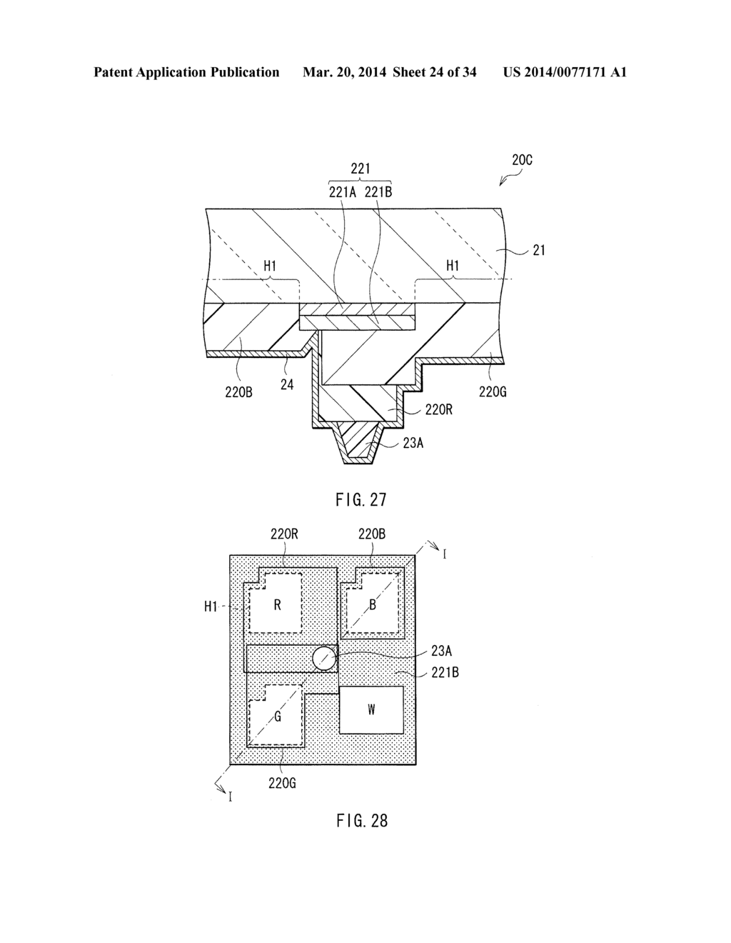 ORGANIC ELECTROLUMINESCENCE DISPLAY UNIT, METHOD OF MANUFACTURING ORGANIC     ELECTROLUMINESCENCE DISPLAY UNIT, AND COLOR FILTER SUBSTRATE - diagram, schematic, and image 25