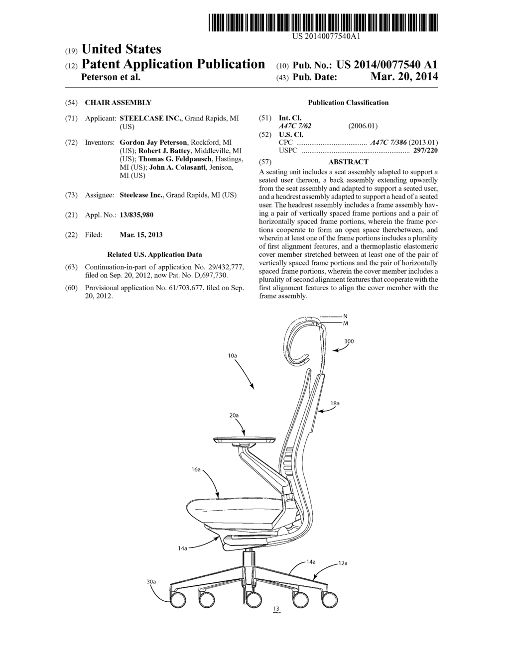 Chair Assembly - diagram, schematic, and image 01